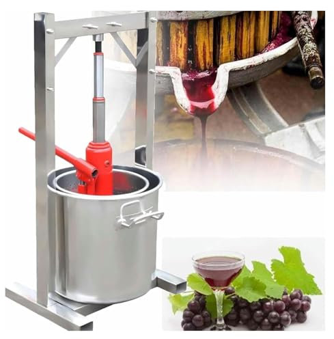 Torchietto, ​Torchio per frutta​ Pressa per bacche 12/22/36l Spremiagrumi manuale, spremiagrumi for uva for la produzione di vino, for ristoranti familiari con olio almiele e peperoncino(36L)