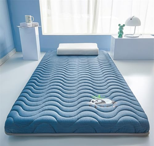 Matelas Futon Japonais, 2 Place Matelas Pliable Épais Et Portable, Lit D'appoint pour Dortoir, Camping Et Voiture,Tatami Pliable, Tapis De Couchage pour Sol, Invités, Salon I,120X190cm