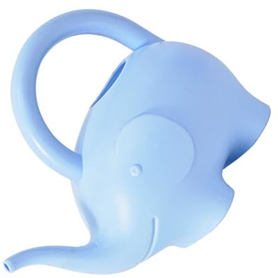 HELEVIA Regadera de Elefante de Dibujos Animados, Regadera para Niños de Gran Capacidad de 1 Litro con Portátil, para Actividades de Jardinería Al Aire Libre