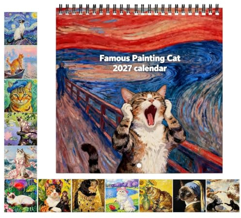 Calendrier Chat Agenda Peintures Célèbres Du Monde