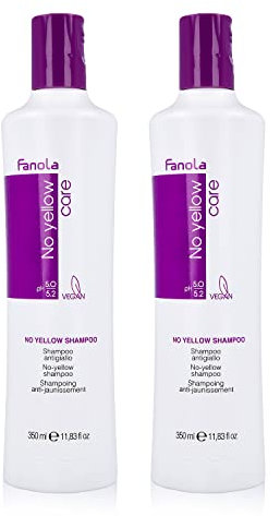 Fanola Shampooing No Yellow 350 ml - Lot de 2