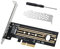 MZHOU M.2 NVME SSD to PCIe 4.0 X4 Adapter, Supports Key-M NGFF PCI-E 3.0, 2.0 or 1.0 Controller Expansion Card (2230 2242 2260 2280 22110 M.2 SSD)