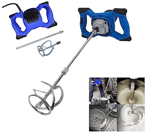 Agitador para hormigón y mortero – 2600 W, 6 niveles, máx. 1700 rpm – Mezclador, agitador, mortero, agitador de hormigón, mezclador de mano, agitador de pintura