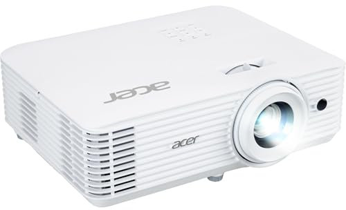Acer X1827 DLP-Beamer - 4K UHD (3.840 x 2.160 Pixel), 4.000 ANSI Lumen, 10.000:1 Kontrast, 3D, Keystone, 1x 10 Watt Lautsprecher, HDMI (HDCP), weiß, Home Cinema/Business