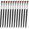 12 pennelli obliqui angolati per eyeliner, sopracciglia, pennello ad angolo fine, pennello obliquo, pennello di precisione per ombretto, tinta per sopracciglia, laminazione, strumento di bellezza per