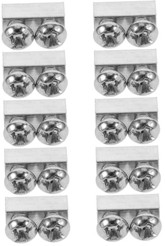 Homoyoyo 10pièces Boucle De Câble à Vent Fil De Fer Pince De Serrage Réglable Support De Câble Métallique Pour Fixation De Luminaires