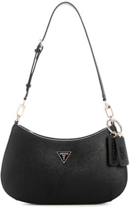 GUESS Noelle II Top Zip Shoulder Bag Black