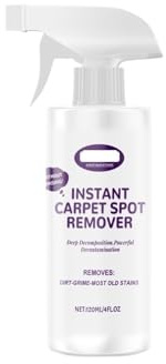 Limpiador de alfombras en aerosol, compatible con Jakehoe, fórmula con paño de limpieza for eliminar manchas en pisos y tapicería del hogar.(4PCS)