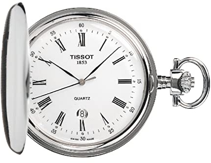 Tissot Unisex-Adult Savonnettes Quartz Stainless Steel Specialities Silver T83655313