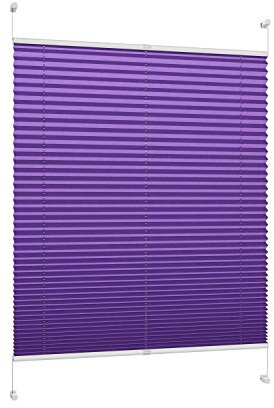 DecoProfi Plissee, Stoff, Violett, 35 cm x 130 cm