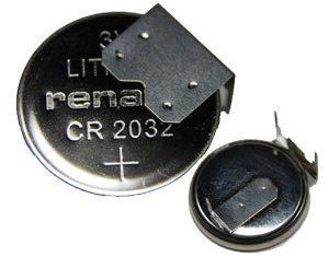 Renata Knopfzelle CR2032/DL2032/CR2032RH1 mit 3er-Print Lötfahne