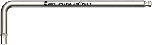 WERA-WERK HERMANN WERNER GMBH & CO.KG 05022701001, Winkelschraubendreher VA 6KTSW2mm lang m.Kugelkopf WERA ISO2936-L