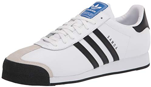 adidas Originals Men's Samoa Retro Sneaker,Running White/Black,10 M