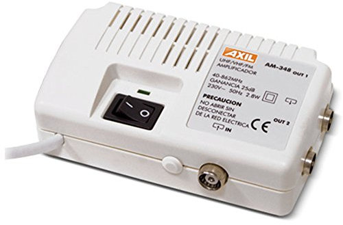 Engel AM0348LE - Amplificador de antena con filtro LTE, blanco