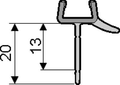 Hüppe Dichtleiste 8 mm Ablaufleiste Dichtung für Refresh + Studio Paris + Berlin + Manufaktur Studio + Studio 2003 E / 5000 + 1002 Jette Joop + Target