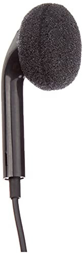 SYSTEM-S einohr Mono Headset Cuffie con Telecomando per Smartphone Cellulare Tablet PC Nero