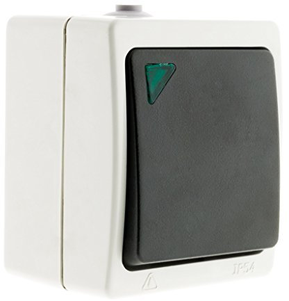 Va-et-vient à voyant 10A IP54 - Akya