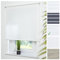 Liedeco® Rollo, Fenster Rollo, Kettenzug-Rollo / 122 x 180 cm (Breite x Höhe), Faden weiß/Stoff mit Dekor, Lichtdurchlässig, Blickdicht/viele Farben, Größen und Typen/Variable Montage möglich