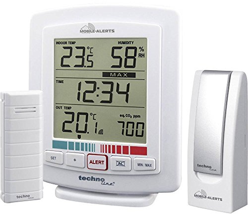 Technoline MA 10005 Starter Set 2 Mobile Alerts, Luftgütemonitor System