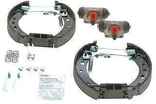 Bosch KS640 Kit Super Pro Kit de freno trasero de tambor 1 juego completo premontado