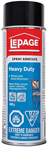 Lepage 1726250 Spray Adhesive, Off White, 467.8 g Aerosol Can