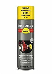 Rustoleum Hard Hat Peinture à pulvériser en aérosol 500 ml Traffic Yellow