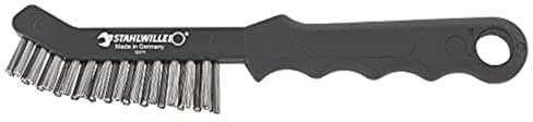 STAHLWILLE 12373 Bremssattelbürste | Drahtbürste mit Edelstahldrahtbesatz | stabile Borsten | Made in Germany