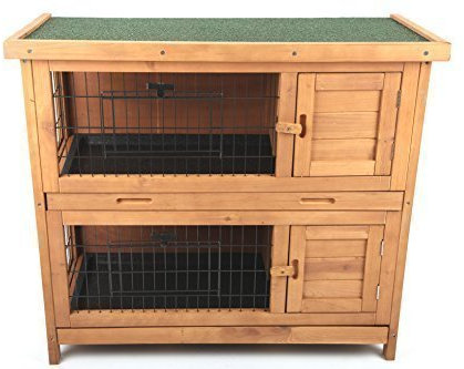 point zoo Hasenstall Kaninchenstall Kleintierstall Stall Doppelstall