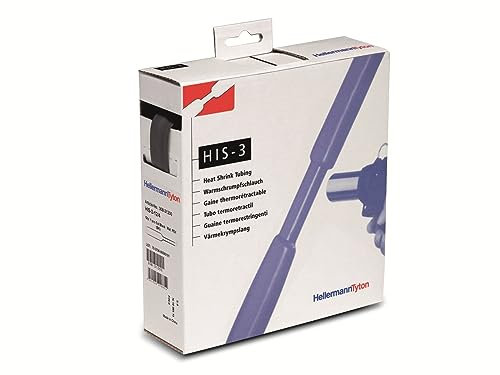 HELLERMANN TYTON 308–32400 Schrumpfschlauch schwarz 1 (S) Isolierung der Kabel