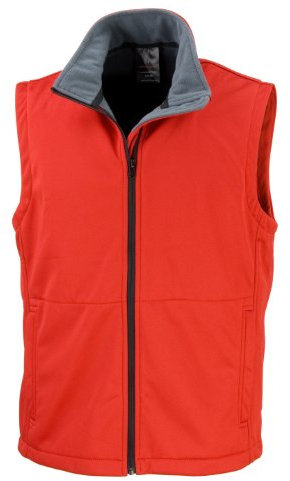 Result Herren Core Soft Shell Gilet/Weste (XL) (Rot)