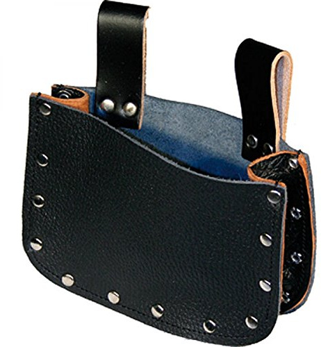 Eiko Nageltasche einfach, genietet - Schwarz