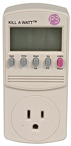P3 International P4400-VP Monitor, Electricity Usage, Kill-A-Watt, 8 Measures, 2.4 W x 1.7 D x 5.1 H