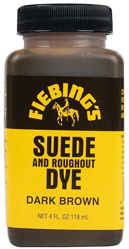 Fiebing Suede & Rought Out Dye 4 oz Color - (Dark Brown) by Fiebing