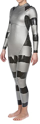 Arena Donna Triathlon Muta in Neoprene Carbon SAMS, Donna, Damen Triathlon Neoprenanzug Carbon SAMS, Argento/Nero, M