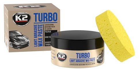 K2 Turbo Tempo Car Polishing Compound with Nano-Tech, restores and gives the paint a deep gloss 250g