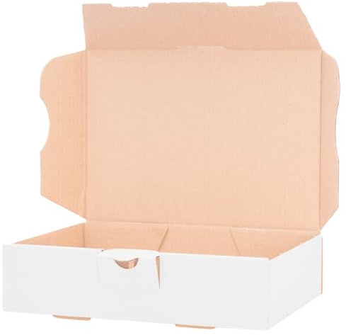 verpacking Maxibriefkartons 180 x 130 x 45 mm Maxibrief MB-2 Weiß Versand Post Faltschachtel DIN A6 | C6 (Innenmaß 170 x 125 x 41 mm) Versandschachtel Büchersendung (50 Stück)