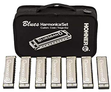 Hohner Bluesband Harmonica 7-Piece Set