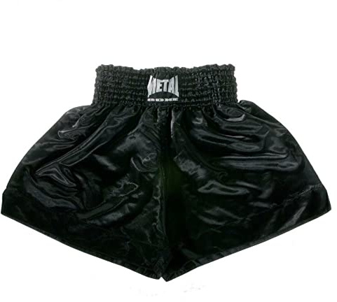 Metal Boxe – Shorts fürs Thaiboxen schwarz, mehrfarbig, one size