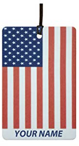 USA Flag Personalisierter Auto Lufterfrischer
