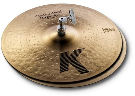 Zildjian K0943 14 K Custom Dark Hi-Hat Pair Cast Cymbals