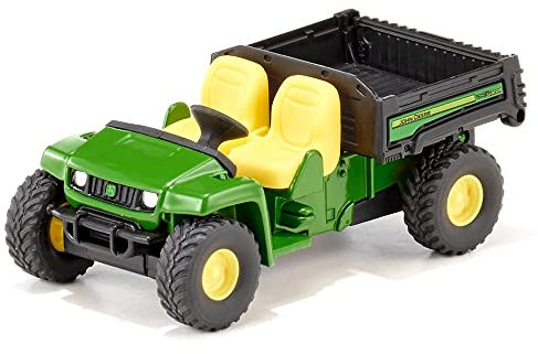 siku 1481, John Deere Gator, Metall/Kunststoff, Grün, Kippbare Pritsche, Spielzeugfahrzeug für Kinder