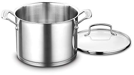 Cuisinart 6-Quart. Stockpot w/Cover, Stainless Steel