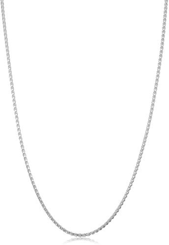 Sterling Silver 1.5-Mm Round Wheat Chain (36 inches)