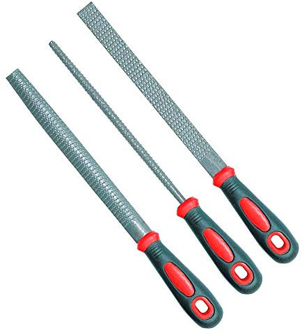 VOREL 25173 - escofina de madera fija de 200 mm 3pcs