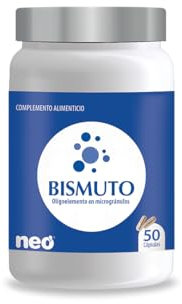 Neo - Bismuto Oligoelemento - Mejora las Afecciones de Garganta y Disfonías Agudas y Crónicas - Suplemento Alimenticio Natural - Contenido: 50 cápsulas