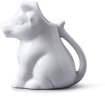 apollo THE HOUSEWARES BRAND WM Bartleet & Sons 1750 T183 Cow Milk Jug, White, 175ml