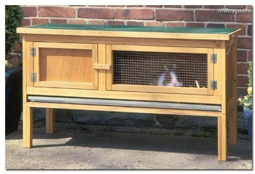 Kaninchenstall - 116x66x45cm - Hasenstall