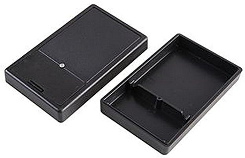 Fodral svart plastbatteri med batterihöljen och 19 tums skåpställ, fodral, plast, svart, batteri COMP