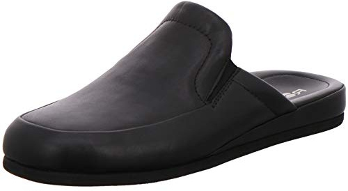 Rohde 6607 - Zapatillas de casa de Cuero para Hombre, Color Negro, Talla 46