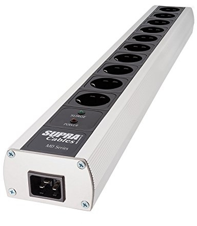 SUPRA Cables Netzleiste 10-fach mit Überspannungsschutz MD - 10 - 16 EU / SP MK 3 Ü - Schutz